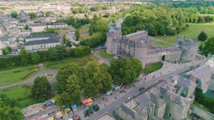 Kilkenny Poetry Broadsheet 18 at Parade Tower, Kilkenny Castle during Kilkenny Arts Festival 2018. Video by Old Mill Pictures